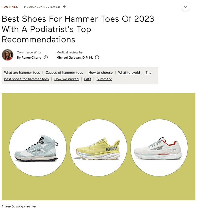Best Shoes For Hammer Toes Of 2023 With A Podiatrist's Top Recommendations