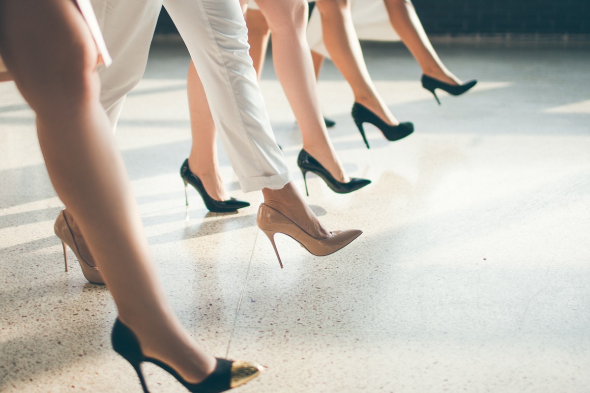 What is the ideal heel height?  What is the long term affect of wearing high heels?: Gotham Footcare: Podiatrists