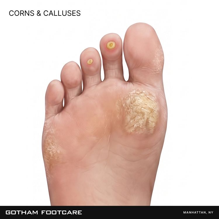 Foot Callus Removal NYC | Callus Treatment | Gotham Footcare