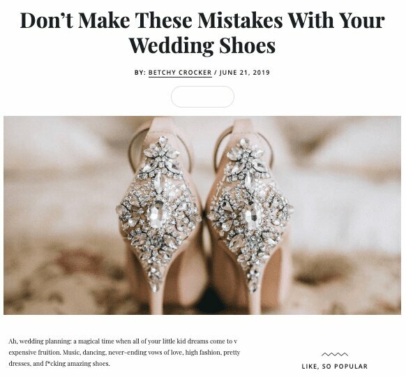 NYC Podiatrist Tells Betches Which Wedding Shoes To Avoid