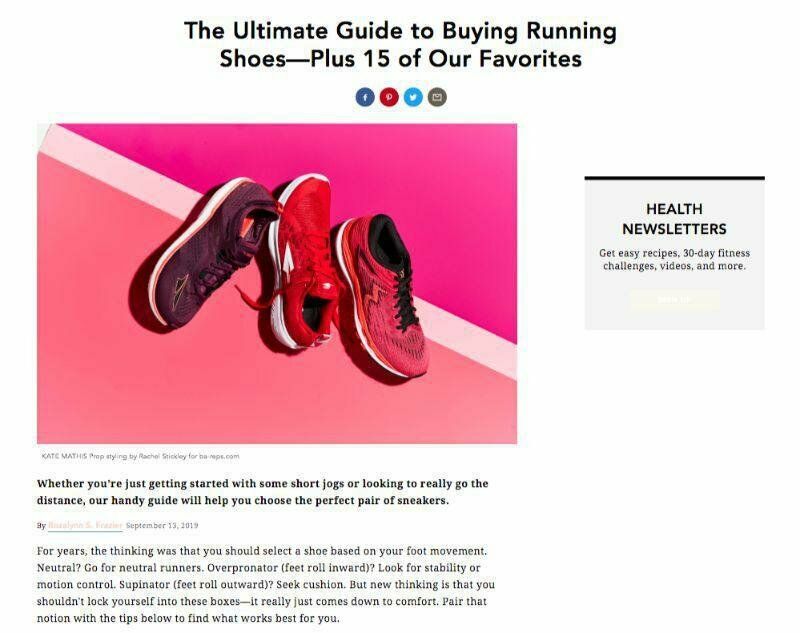 Health Magazine Taps Leading NYC Podiatrist For Running Shoe Buying Guide