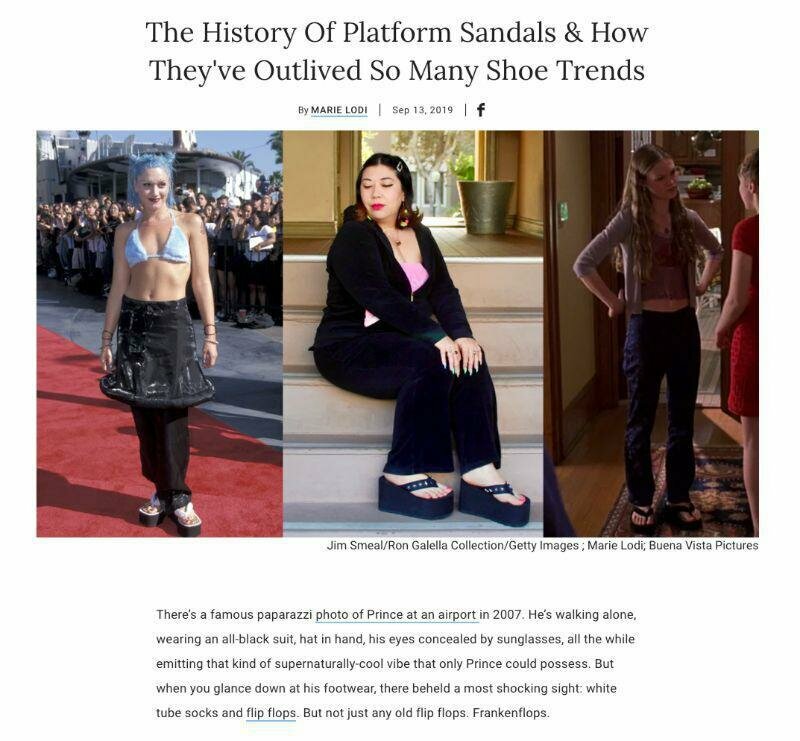 Manhattan Podiatrist Shares History Of Platform Sandals With Bustle