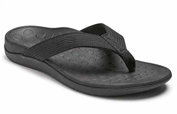 black sandal