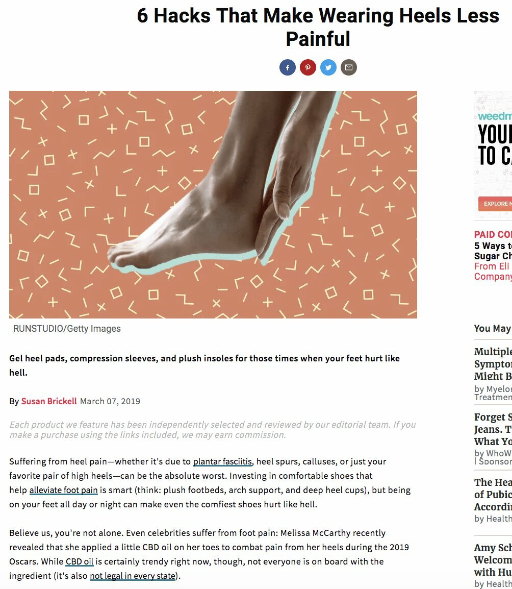 NYC Doctor Tells Health Magazine How To Make Heels Less Painful