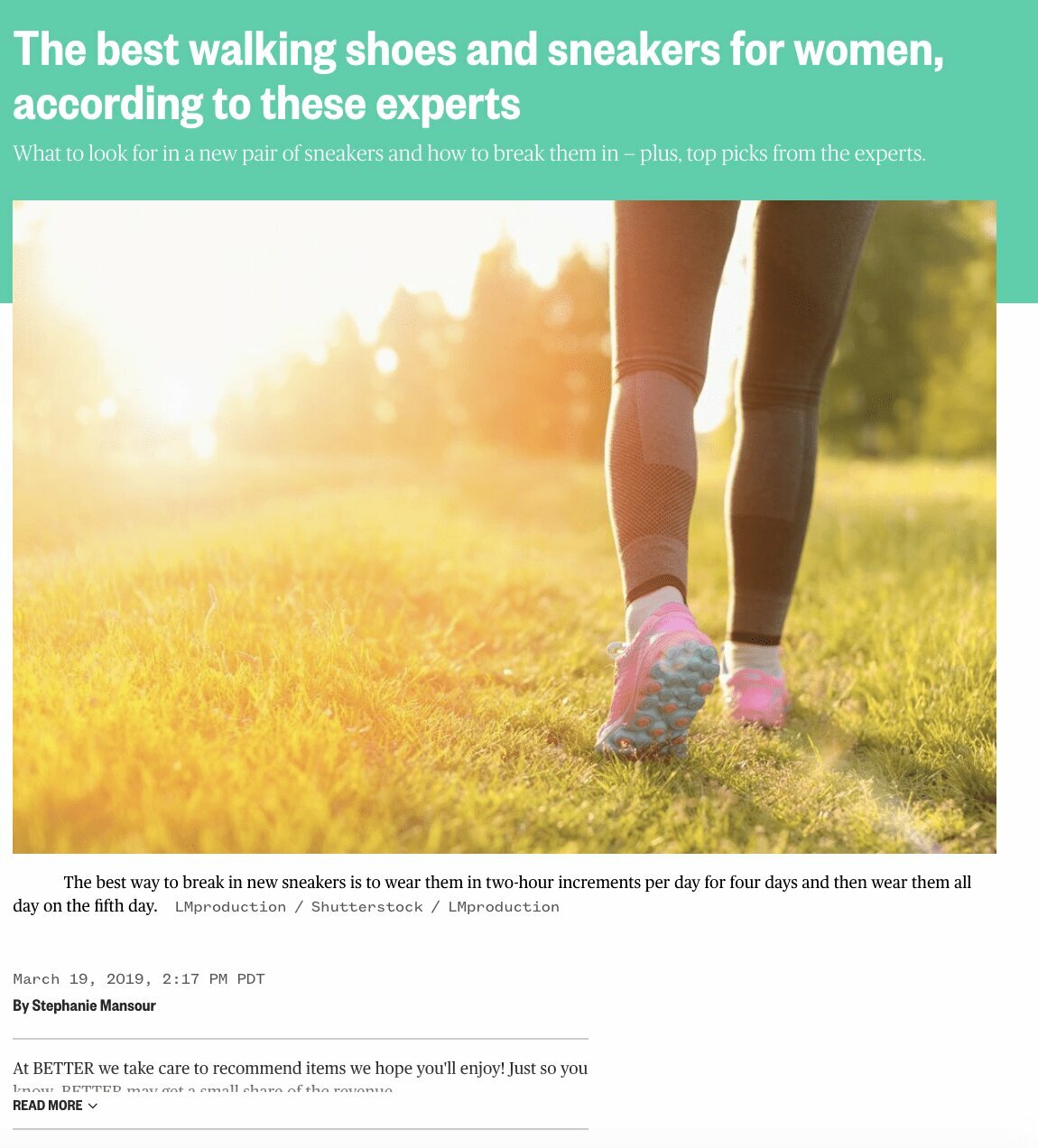 Dr. Cunha Recommends Best Walking Shoes For Women