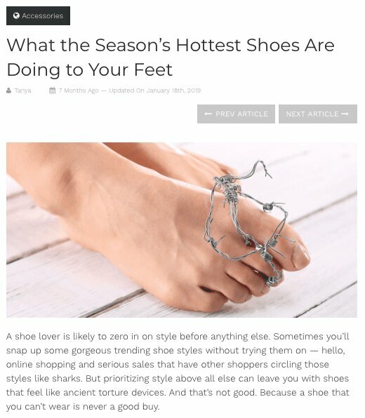 Fashion Website Speaks to Dr. Cunha About the Latest Shoe Trends