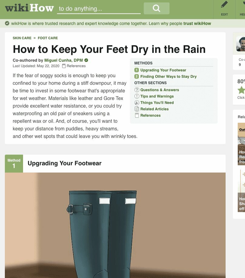 Board-Certified Podiatric Surgeon Gives Advice On Keeping Your Feet Dry In The Rain