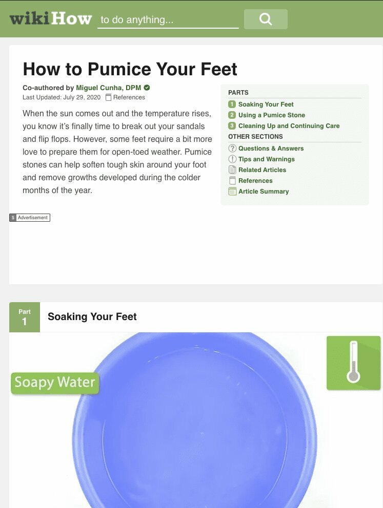 Dr. Cunha Shares The Do's And Donts Of Foot Pumices