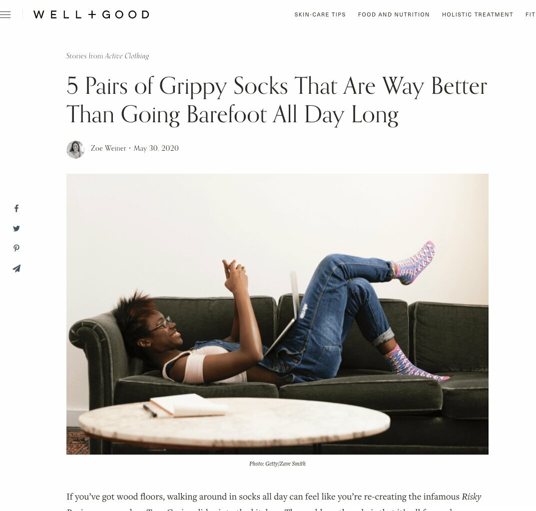 Are Grippy Socks A Good Choice? Dr. Cunha Chimes In For Well+Good