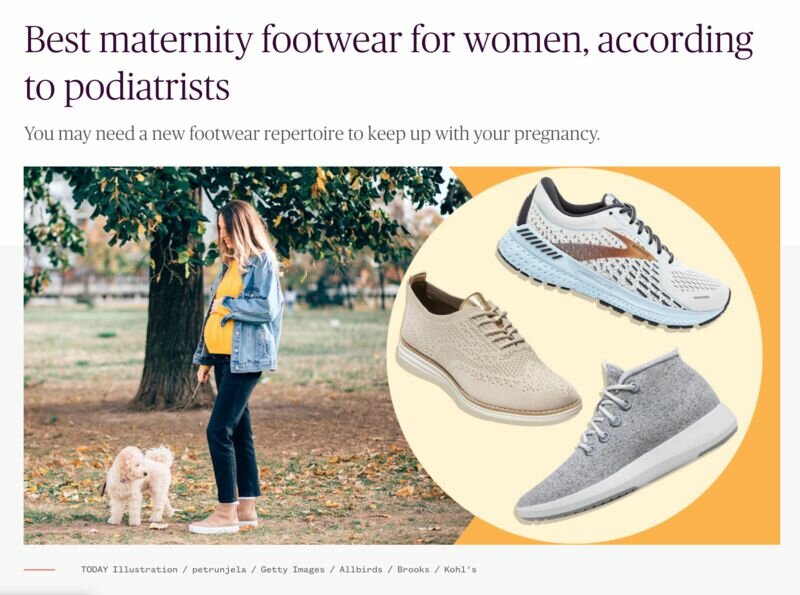 Best maternity footwear for women, according to podiatrists