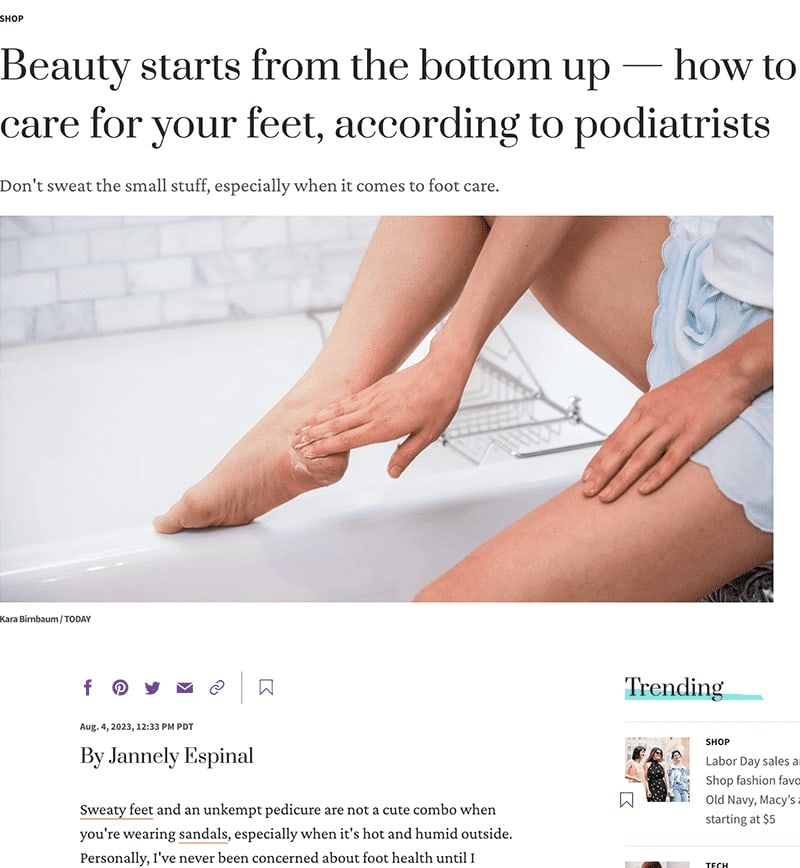 Beauty starts from the bottom up — how to care for your feet, according to podiatrists
