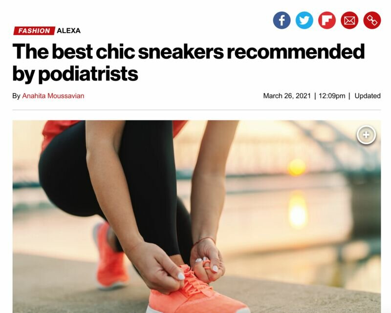 The Best Chic Sneakers Recommended by Podiatrists